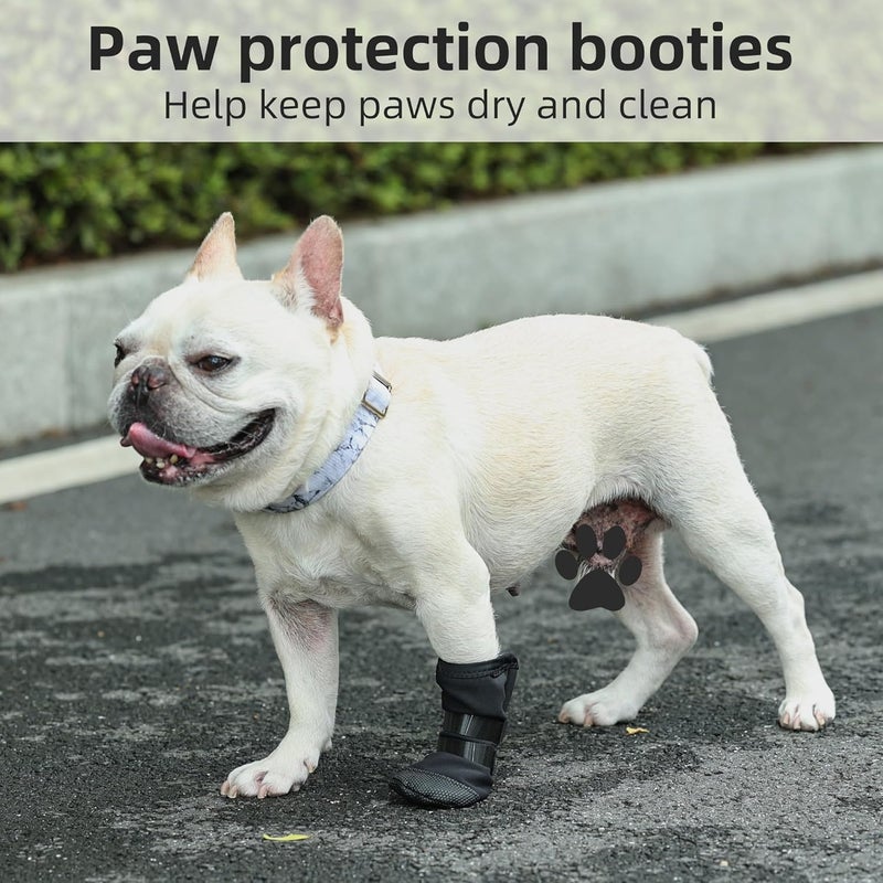 ETIAL Dog Paw Wound Recovery Boot, Breathable Dog Bootie for Injured Paw, Anti-Slip Dog Shoe with Self-Adhesive Strap, Dog Paw Protector for Outdoor Walking & Keep Dogs from Licking Wounds (L) - Image 4